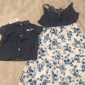 Bundle Mom and Son Matching outfit NWT